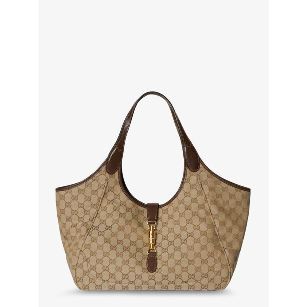 Gucci Women Mercato Gg Fabric Shoulder Bag